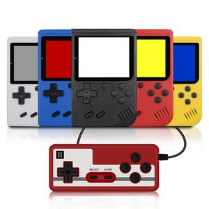 Gamepads coloridos con cable Reproductores dobles Consola de juegos portátil Videojuegos portátiles Retro 400 en 1 Caja de juegos con pantalla LCD clásica de 3,0 pulgadas