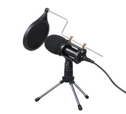 Bedrade condensatormicrofoon o 35 mm studiomicrofoon Vocale opname KTV Karaokemicrofoon met standaard voor pc-telefoon videoconferenties6011296