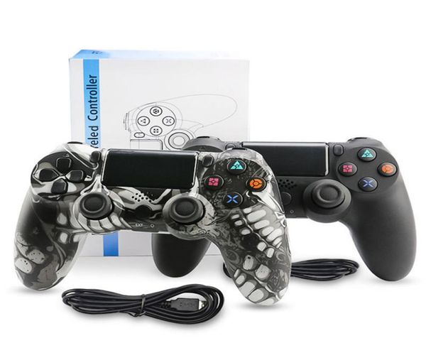 Contrôleur filaire pour PS4 VIBRATION Joystick GamePad Game Controller pour Sony Play Station avec Retail Box4906964