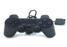 Poignée du contrôleur câblé pour le mode de vibration PS2 Contrôleurs de jeu de haute qualité joysticks Produits applicables PS2 HOST BLACK Color9936301