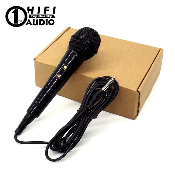 Micrófono dinámico con cable Micrófono profesional Mike Microfone para cantar KTV Mezclador Sistema de micrófono de karaoke Amplificador de potencia PA Altavoz M1107231