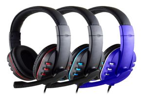 Bekabelde gaming-hoofdtelefoon Gamer-headset Game-oortelefoon met microfoon voor PS4 Play Station 4 X Box One PC Bass Stereo PC-headset9230610