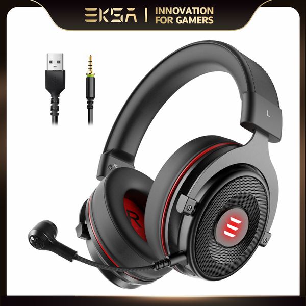 Casque de jeu filaire Gamer E900/E900 Pro 7.1 casque de jeu Surround pour PC/PS4/PS5/Xbox One avec micro antibruit