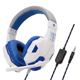 Wired Gaming Headset Hoofdtelefoon Stereo Bass Game Headsets voor PS4 Xbox One PC Laptop Mobiele Telefoon