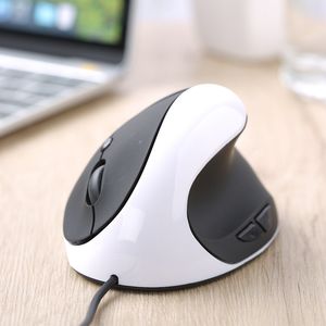 Souris verticale à droite câblée 800/1200/1600 DPI USB OPTICAL GAMING MICE 6D Office Ergonomic Mouse Computer Mause pour ordinateur portable PC