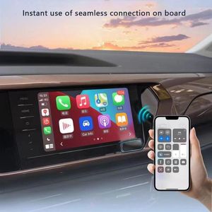 Adaptateur Box Box Wired To Wireless Carplay pour OEM Car Stéréo avec USB / Type-C Plug and Play Smart Link Phone RVB Atmosphere Lampe