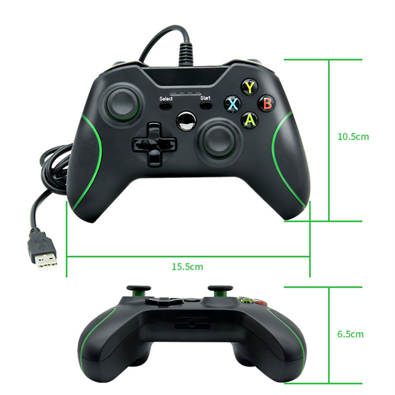 Kablolu Xbox One Controller Gamepad Xbox One için Hafif Başparmak Gamepad Joystick Microsoft X-Box Controller DHL için
