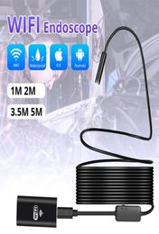Wireless 1M 3M 5M WiFi 1200p HD 8 mm Endoscope Camera WiFi OUTDOOR USB Endoscope Borescope Inspection Android iPhone Camera7043068