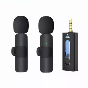 Draadloze 3,5 mm Lavalier-microfoons Omnidirectionele condensator K35-microfoon voor cameraluidspreker Smartphone