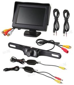 Moniteur LCD TFT sans fil 43 pouces, caméra de recul IR à 7 Led, vue arrière de voiture KIT3625047
