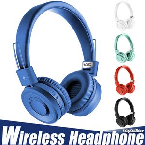 Casque sans fil 5.0 Écouteurs stéréo Prise en charge du casque pliable Carte TF Micro intégré Prise 3,5 mm