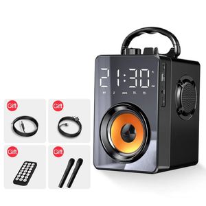 Woofer Audio sans fil 2.1, caisson de basses Portable, Bluetooth, karaoké, multimédia d'extérieur, haut-parleur, disque Usb/carte Tf avec Microphone