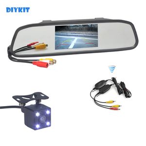 DIYKIT caméra de recul de stationnement automatique sans fil caméra de voiture 4.3 