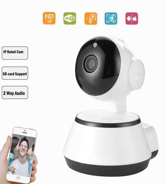 Moniteur bébé sans fil IP WiFi P2P caméra IR vision nocturne panoramique angle de vue complet accès à distance surveillance vidéo cam8916447