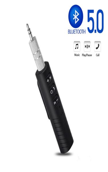 Cables receptores inalámbricos Bluetooth 5,0, adaptador de transmisor, conector de 3,5mm para música de coche o Aux A2dp, receptor de auriculares manos libres 7828878