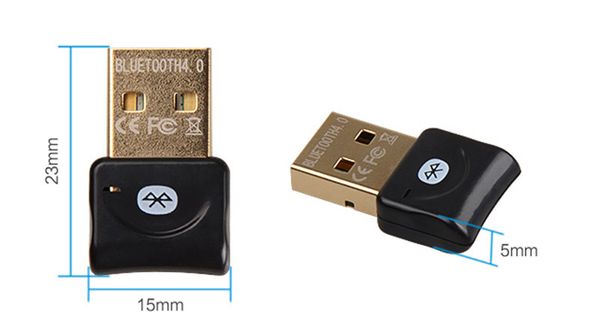 Adaptateur Bluetooth sans fil V 4.0 Double Mode Bluetooth USB Dongle Mini Adaptador Ordinateur Récepteur Adaptateur Transmetteur 10 pcs/lot