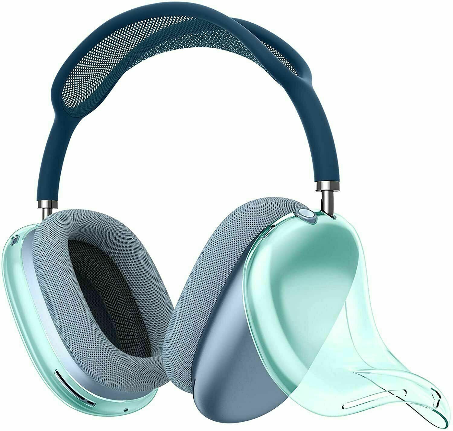Para AirPods Max Air pods pro Maxs Fones de ouvido Almofadas Acessórios de silicone sólido de alta personalização à prova d'água Fone de ouvido protetor de plástico Estojo de viagem Armazém local