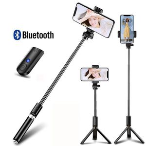 Draadloze Bluetooth-compatibele Selfie Stick voor Monopod Tripod Opvouwbare Handheld Shutter Remote Externe Extendable