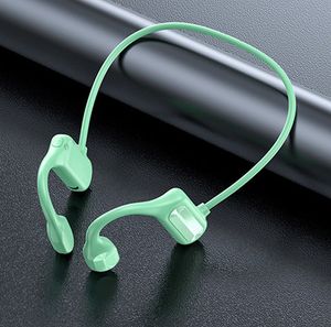 Écouteurs sans fil Bluetooth Conduction osseuse Crochet d'oreille Casque Étudiant Sport Lecteur de musique Casque pour Apple Android Phone Portable Étanche Sweatproof