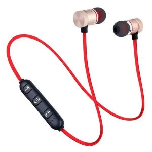 Écouteurs Bluetooth sans fil Écouteurs de sports stéréo avec conception magnétique dans le casque d'oreille avec micro pour LG iPhone 7 Samsung ZZ