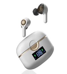 Draadloze Bluetooth-oortelefoon TWS Bluetooth 50 Stereo Sport Waterdichte oordopjes Koppels Blauw Wit Hoofdtelefoon met microfoon9065337