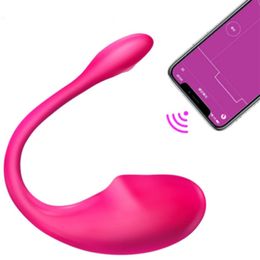 Draadloze Bluetooth G-spot Bullets-vibrator voor vrouwen APP Afstandsbediening Slijtage Vibrerend Ei Clit Vrouwelijke vibrerende slipje Seksspeeltjes