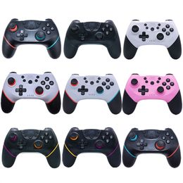 Controladores de juegos inalámbricos Bluetooth Controlador remoto Interruptor Pro Gamepad Joypad Joystick para PC NS Nintendo Switch Pro Consola con caja al por menor DHL