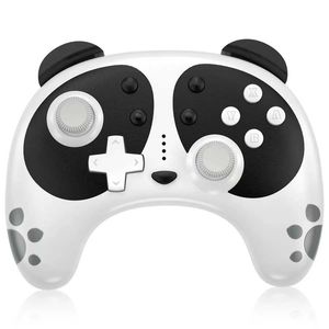 Contrôleur de manette de jeu Bluetooth sans fil Contrôleurs de jeu Panda mignons pour console de commutation / Contrôleurs de manettes de jeu Switch Pro Joystick avec boîte de vente au détail DHL