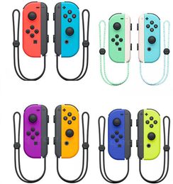 Contrôleur Bluetooth GamePad sans fil pour Switch Console / NS Switch GamePad Contrôleurs Joystick / Nintendo Game Joy-Con avec corde à main DHL gratuite