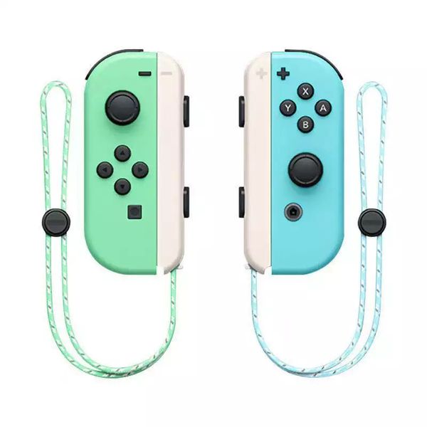 Contrôleur de manette de jeu Bluetooth sans fil pour console de commutation / contrôleurs de manette de jeu NS Switch Joystick / jeu Nintendo Joy-Con avec corde à main 6 couleurs en stock DHL