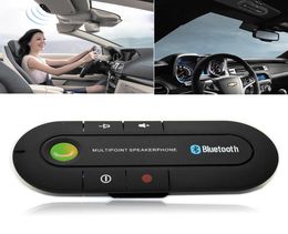 Tire sans fil Bluetooth Multipoint Speakerphone Enceintes de haut-parleurs Kit de voiture Visor nouveau Bluetooth Car Speakerphone3956069