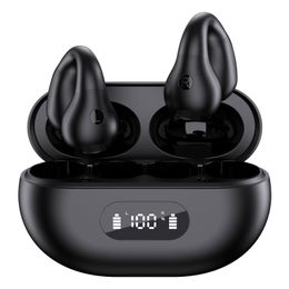 Draadloze Bluetooth Headset Earcuffs Ear Earring Earphones Auriculares TWS Sport Running Earbuds Waterdichte ruisonderdrukking