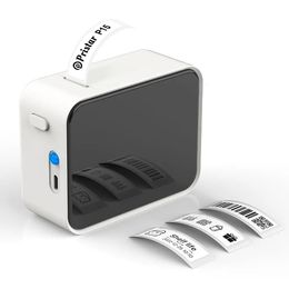 Draadloze Bluetooth-labelprinter Draagbare thermische printer Vergelijkbaar met D11 D110 D101 Etiketteermachine Mini Label Maker P15 Sticker 240327