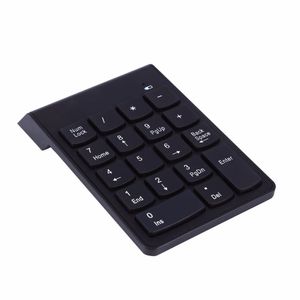Freeshipping Wireless Bluetooth Number Pad Numeric Keypad 18 Keys Digital Keyboard For Laptop Auto Sleep