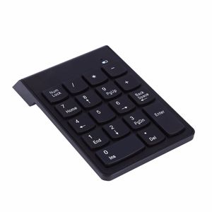 Freeshipping Wireless Bluetooth Number Pad Teclado numérico 18 teclas Teclado digital para computadora portátil Auto Sleep