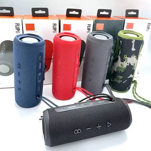 Altavoz portátil inalámbrico Bluetooth al aire libre Flip impermeable 6 altavoz de bajo estereo Bluetooth Wireless BT 5.0 Altavoz TF USB FM