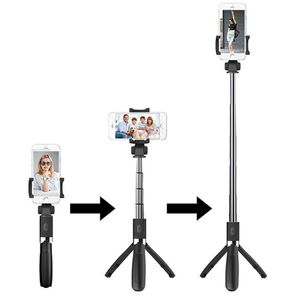 Sans fil Bluetooth à distance extensible Selfie Stick support de support de téléphone monopode caméra trépied pour smartphone