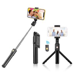 Draadloze Bluetooth Selfie Stick voor iPhone / Android / Huawei Opvouwbare Handheld Monopod Shutter Remote Uitschuifbare Mini-statief