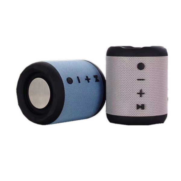 Sistema inalámbrico de sonido Bluetooth, cañón de acero pequeño, bajo pesado, mini portátil con cuerda colgante, inserción de tarjetas de regalo, unidad flash USB, altavoz Bluetooth