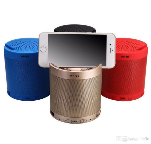 Altavoz Bluetooth inalámbrico Mini Portable Portable Super Bass Music Box con tarjeta de micrófono TF MIC USB PISTA para Mobile7613292