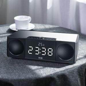 Haut-parleur Bluetooth sans fil, subwoofer, mini-volume élevé 3D Radio surround, réveil