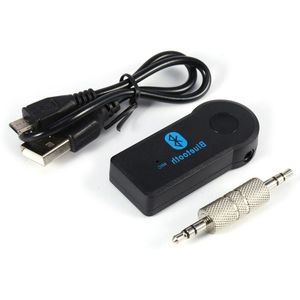 Livraison gratuite Adaptateur de récepteur de musique audio AUX universel pour voiture sans fil Bluetooth 35 mm Streaming A2DP Kit de voiture mains libres avec micro pour téléphone Ejth