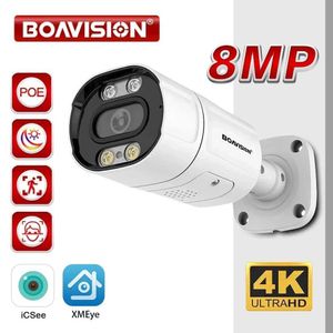 Kits de caméra sans fil 4K 8MP Ultra High-définition 28 mm H265 PoE IP Camera 5MP 3MP XMEYE APPLICATION AI DÉTECTION DE MOTION AUDIRECTIONNELLE AUDIODE OUTDOOR J240518