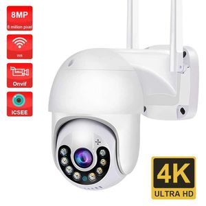 Kits de caméra sans fil Caméra WiFi OUTDOOR 8MP 4K IP WiFi Caméra pour la maison 5MP Cameras de surveillance