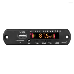 Wireless Car FM Radio Audio Bluetooth compatible USB TF AUX Module Kit IR Remote Music Music Player Hands Free