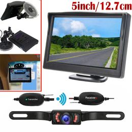 Draadloze auto-styling 5 inch TFT LCD-scherm Monitor voor achteruitrijcamera achteruitrijcamera TV