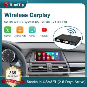 CarPlay sans fil pour BMW CIC System X5 E70 X6 E71 2011-2013 X1 E84 2009-2015 avec Android Mirror Link AirPlay Car Play Function251P