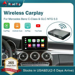 Wireless CarPlay voor Mercedes Benz C-Klasse W205 GLC 2015-2018 met Android Auto Mirror Link Airplay Car Play Functions