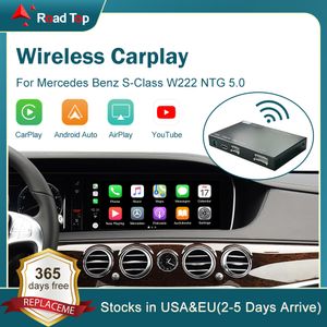 CarPlay sans fil pour Mercedes Benz Classe S W222 2014-2018 avec Android Auto Mirror Link AirPlay Car Play Functions