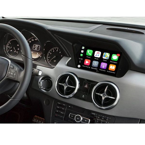 CarPlay sans fil pour Mercedes Benz GLK 2013 – 2015, avec Android Auto Mirror Link, fonctions AirPlay Car Play, 221g